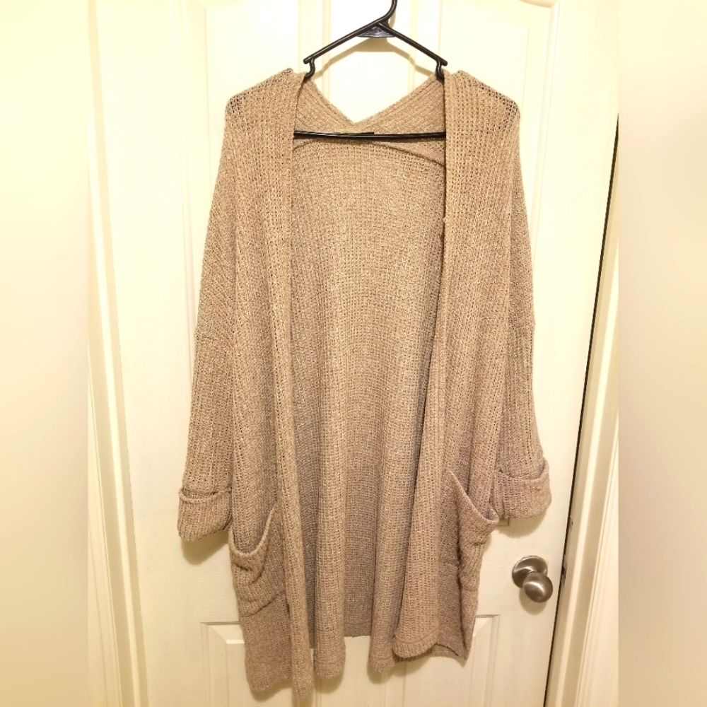 Final Touch Tan Cardigan